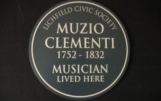 Lichfield commemorative plaque
